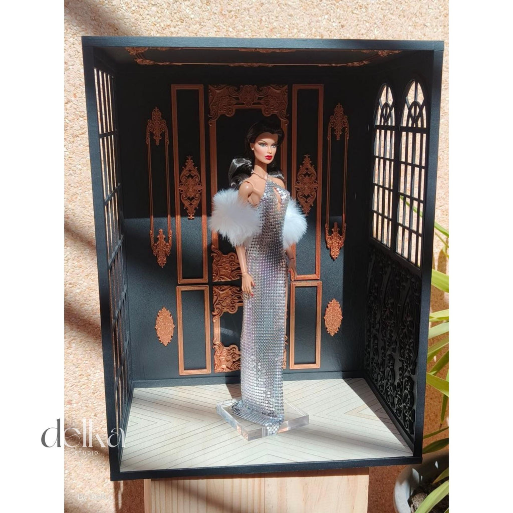 Roombox For Diorama For 1/6 Scale Fashion Dolls