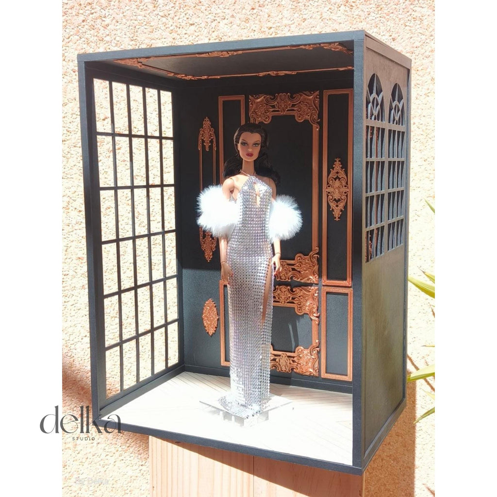 Roombox For Diorama For 1/6 Scale Fashion Dolls