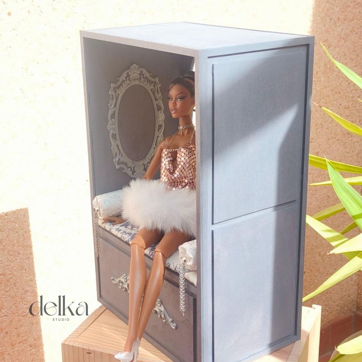 Roombox For Diorama For 1/6 Scale Fashion Dolls