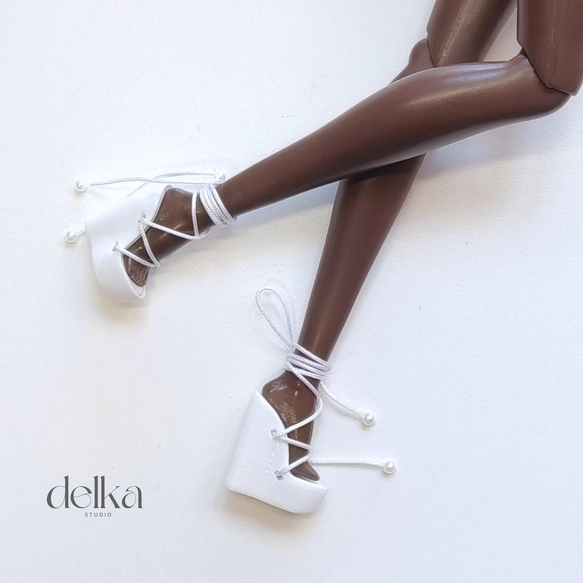 Wedge sandals for Fashion Dolls, 1/6 scale shoes for dolls