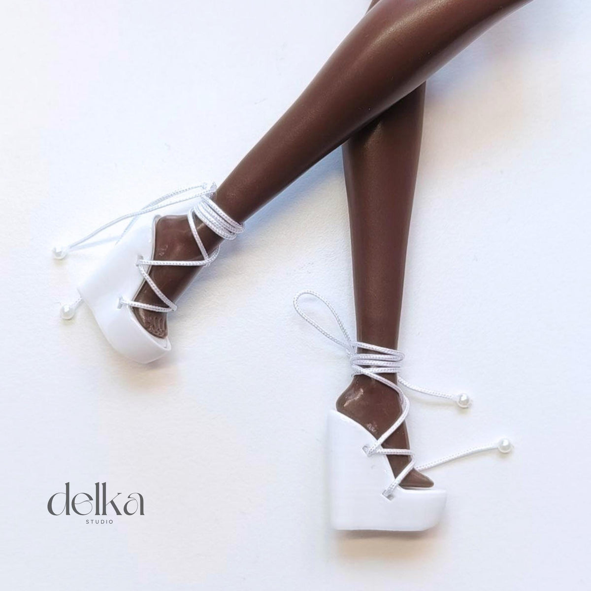 Wedge sandals for Fashion Dolls, 1/6 scale shoes for dolls